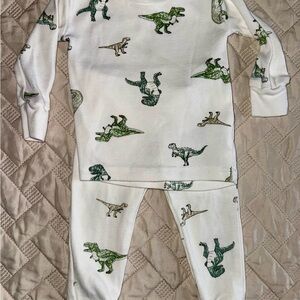Dinosaur Print Kids Pajamas